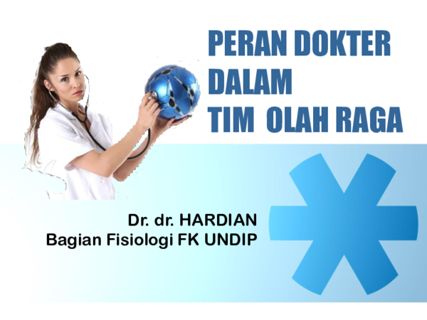 (PDF) Peran Dokter Dalam Tim Olah Raga 2023