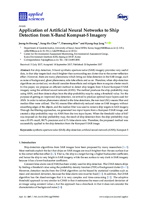 (PDF) Application of Artificial Neural Networks to Stochastic ...