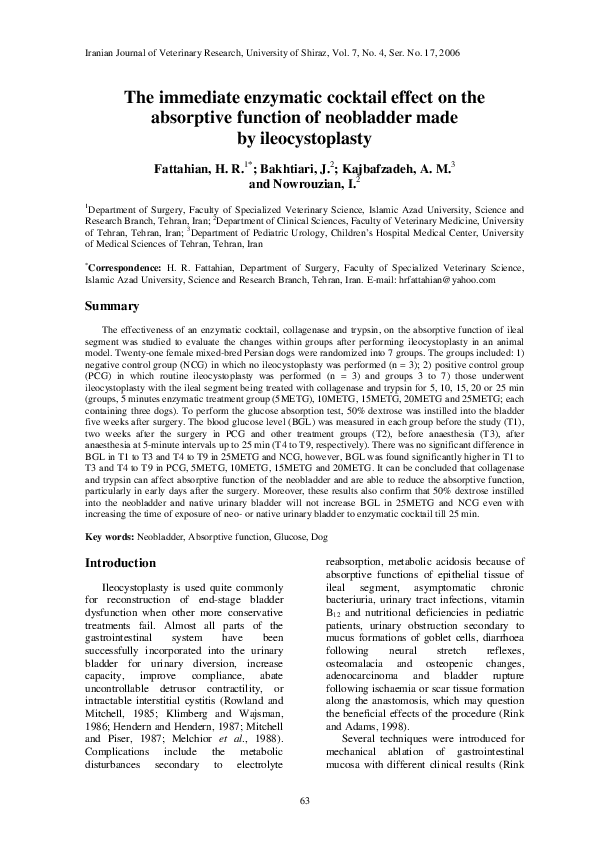 (PDF) The immediate enzymatic cocktail effect on the absorptive ...