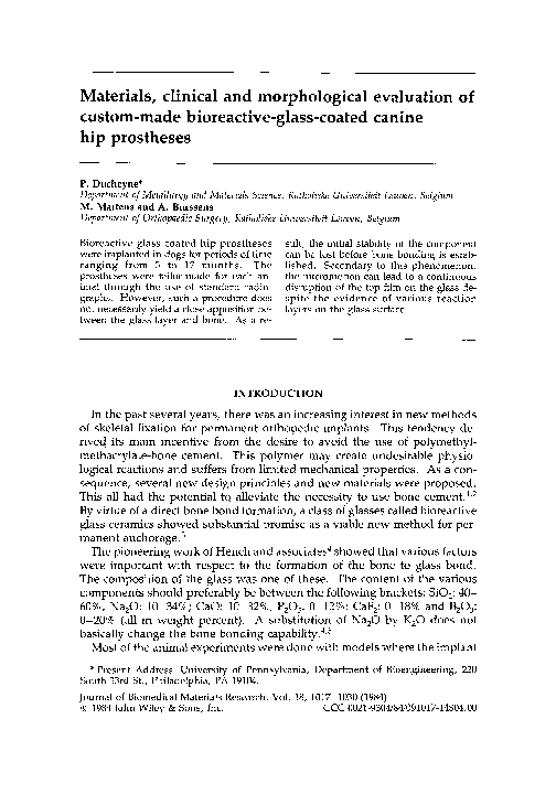 (PDF) Materials, clinical and morphological evaluation of custom-made ...