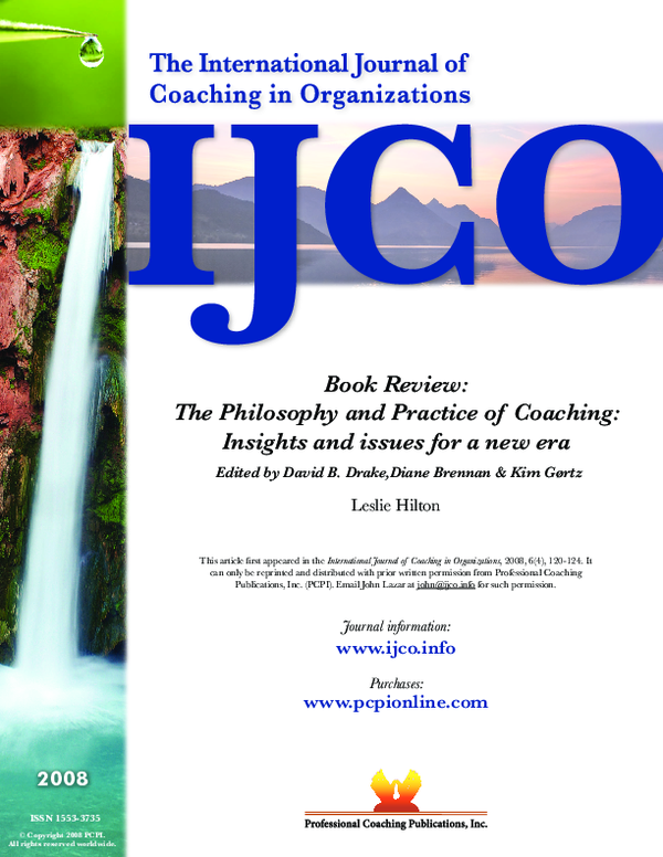 (PDF) The Philosophy and Practice of Coaching