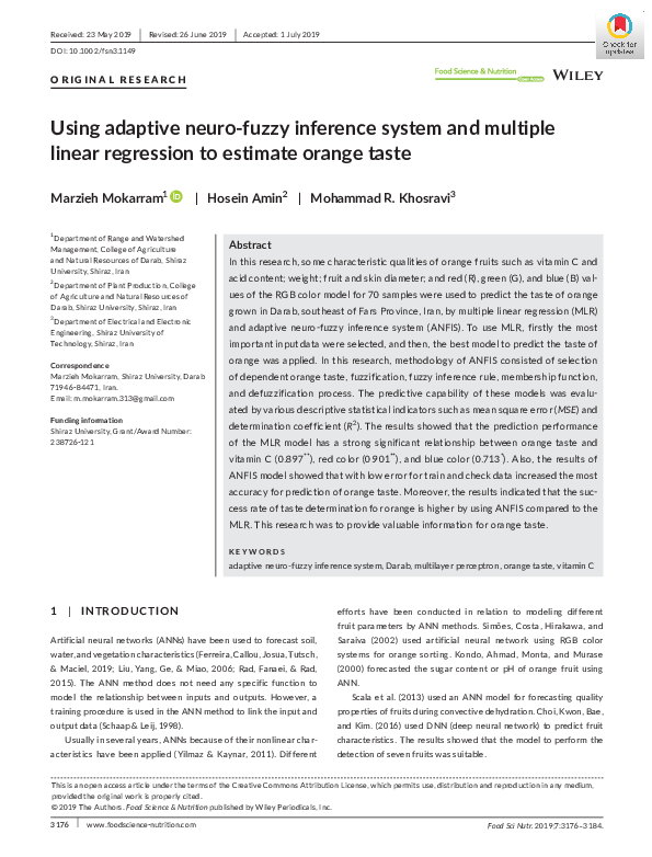 (PDF) Using adaptive neuro-fuzzy inference system (ANFIS) for proton ...