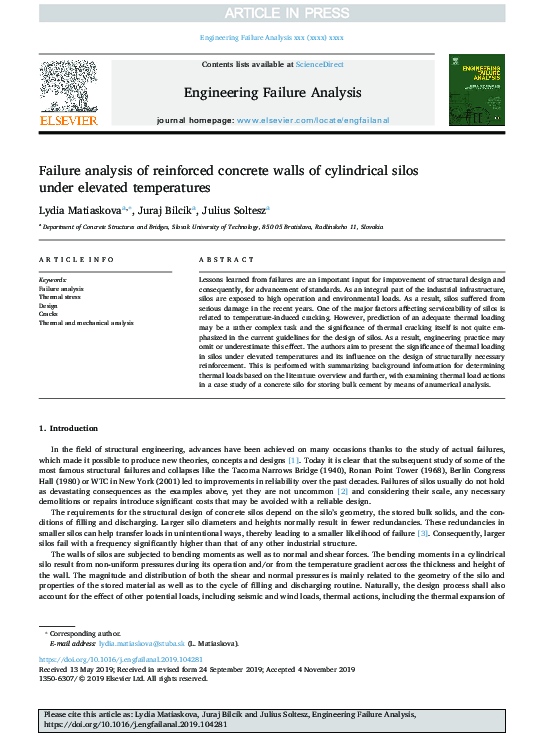 The Analysis Of Failure In Concrete And Reinforced Concrete – MMLFYS