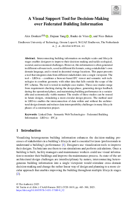 (PDF) A Visual Support Tool for Decision-Making over Federated Building ...