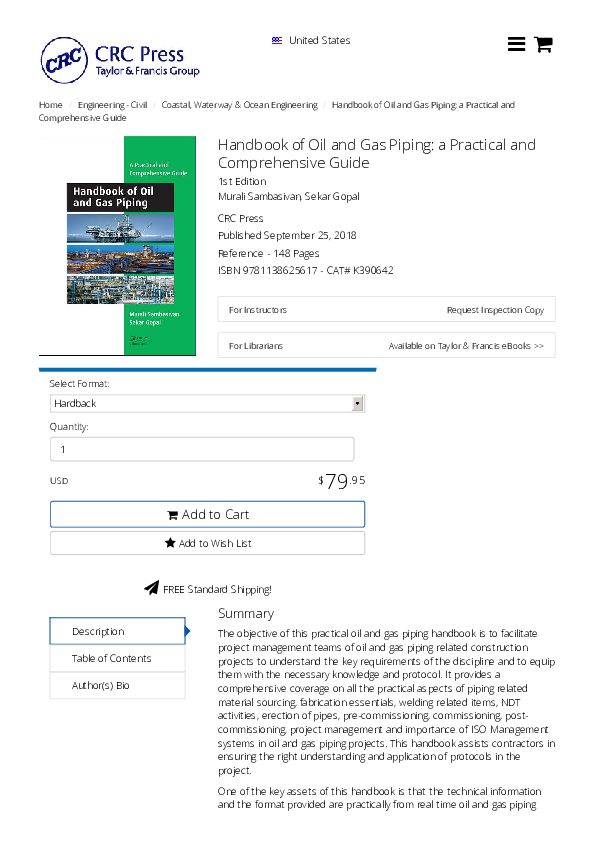 (PDF) Handbook of Oil and Gas Piping
