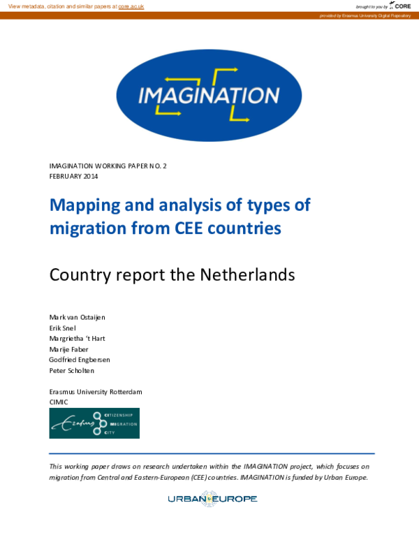 (PDF) Mapping and analysis of types of migration from CEE countries