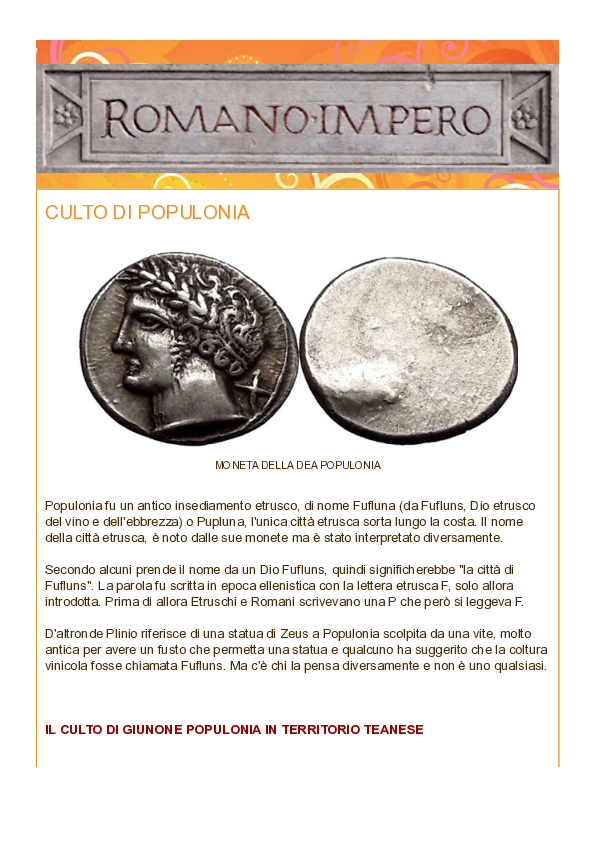 (PDF) CULTO DI POPULONIA