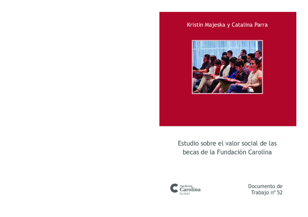 (PDF) Estudio del valor social de las becas de la Fundación Carolina