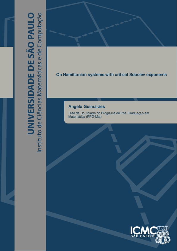 (PDF) On Hamiltonian systems with critical Sobolev exponents