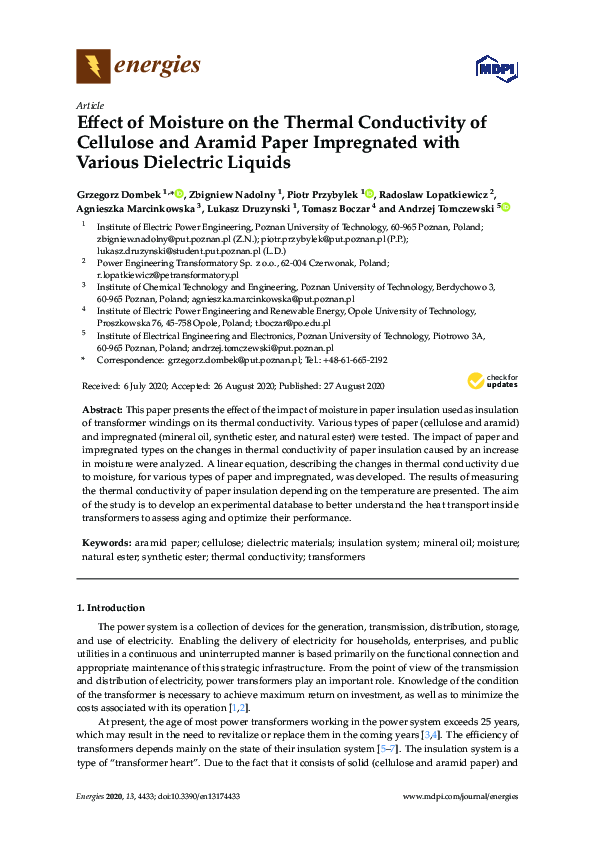 (PDF) Effect of Moisture on the Thermal Conductivity of a Cementitious ...