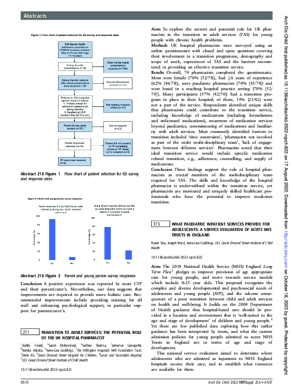 (PDF) 315 What paediatric inpatient services provide for adolescents: a ...