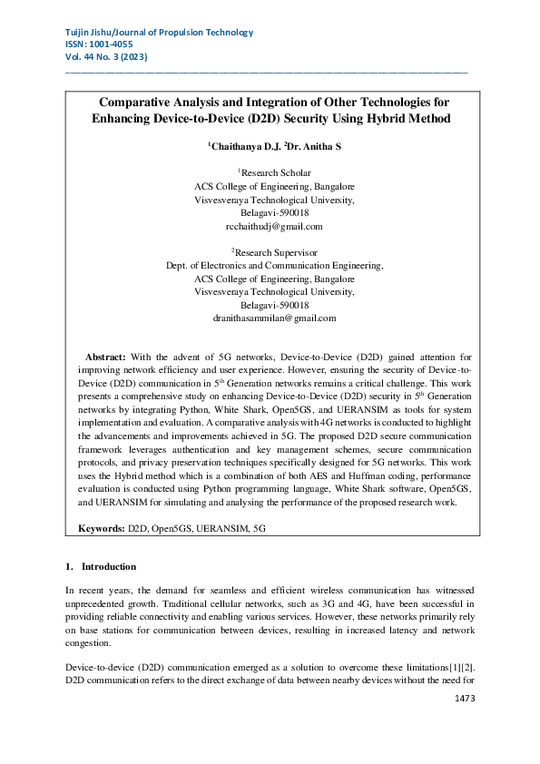 (PDF) Comparative Analysis and Integration of Other Technologies for ...