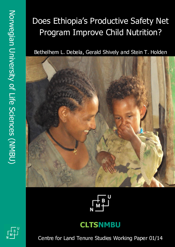 (PDF) Does Ethiopia’s Productive Safety Net Program Improve Child ...