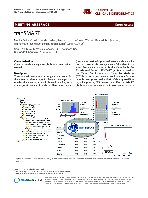 (PDF) tranSMART