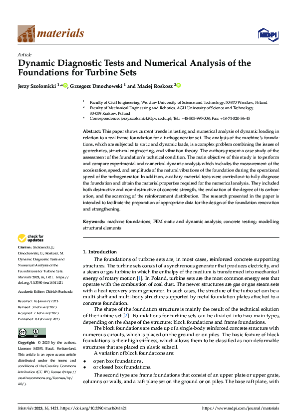 (PDF) Dynamic Diagnostic Tests and Numerical Analysis of the ...