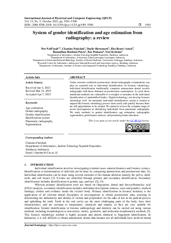 (PDF) System of gender identification and age estimation from ...