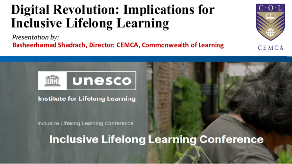 (PPT) Digital Revolution: Implications for Inclusive Lifelong Learning