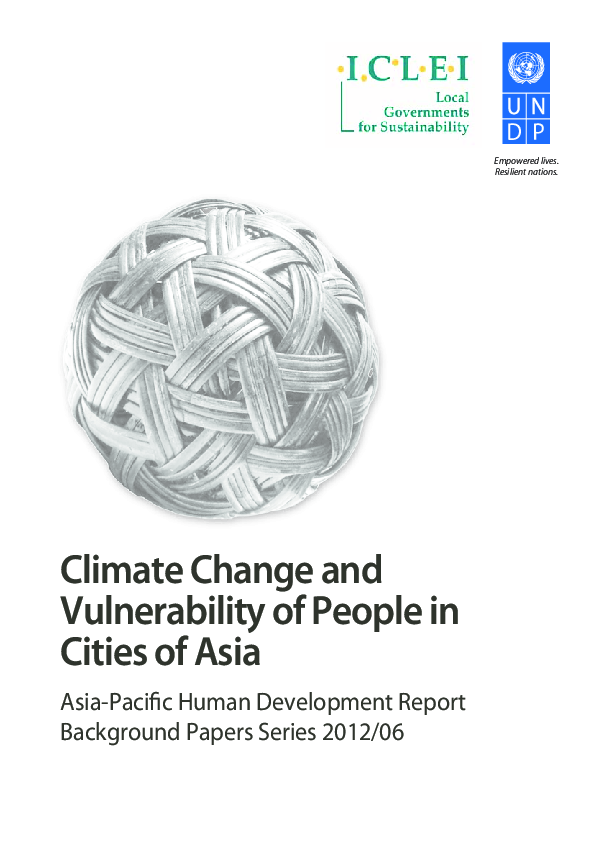 (PDF) Climate Change and Vulnerability of People in Cities of Asia ...