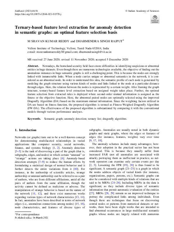(PDF) Ternary-based feature level extraction for anomaly detection in ...