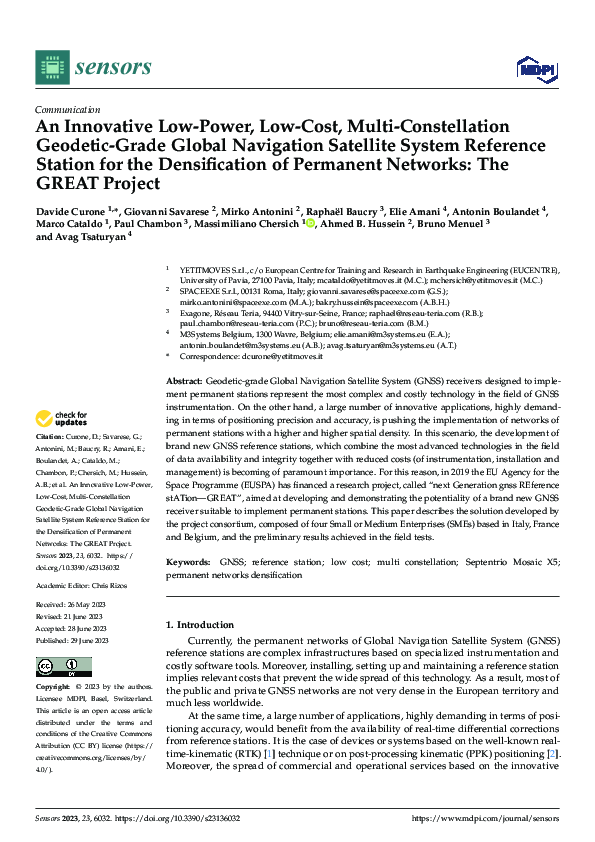 (PDF) An Innovative Low-Power, Low-Cost, Multi-Constellation Geodetic ...