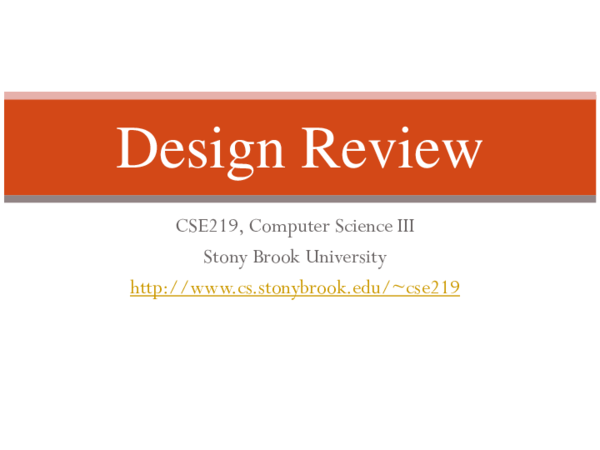 (PDF) Design Review