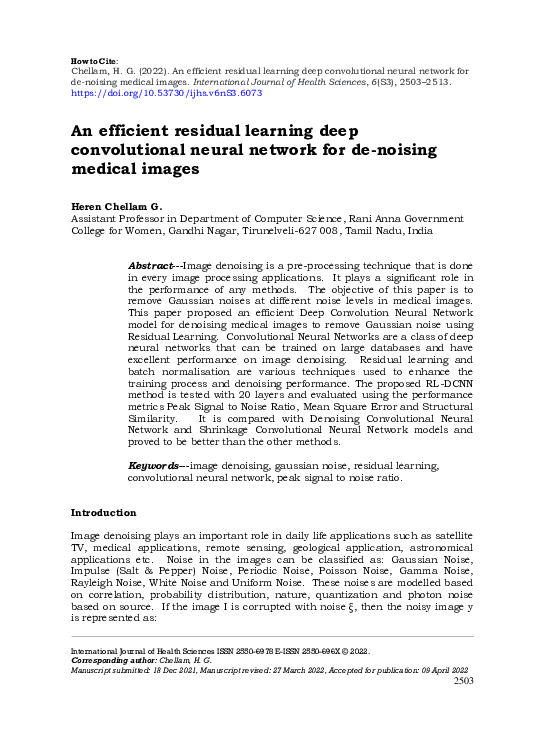 (PDF) An efficient residual learning deep convolutional neural network ...