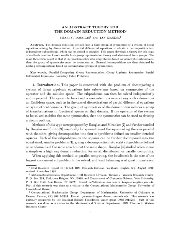 (PDF) An abstract theory for the domain reduction method