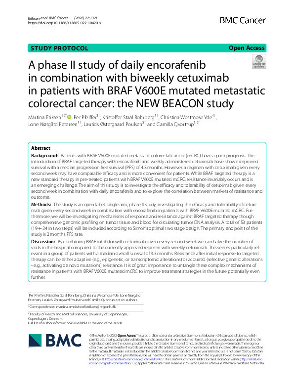 (PDF) A phase II study of daily encorafenib in combination with ...