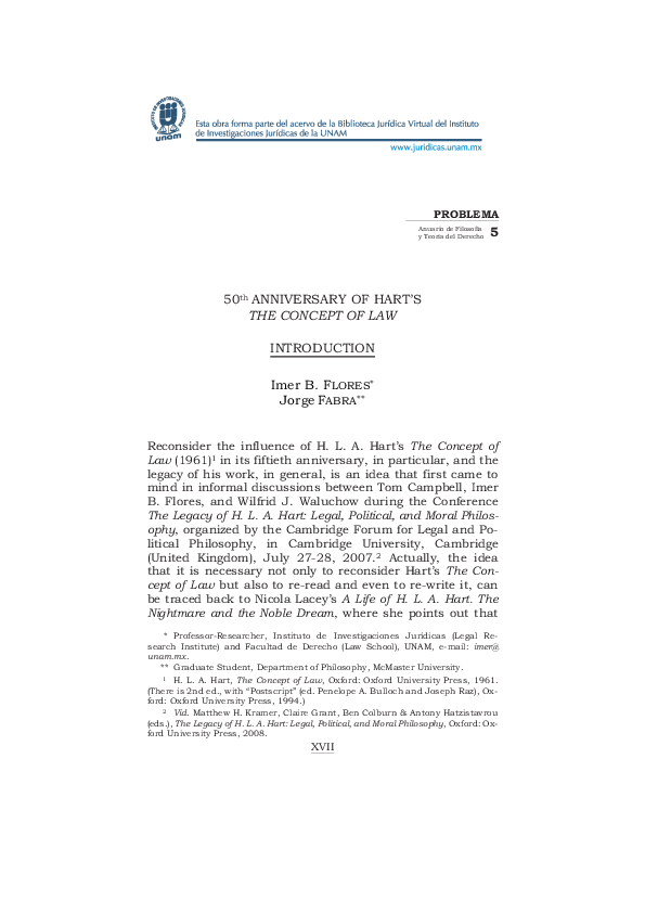  pdf 50th anniversary of hart s the concept of law introduction