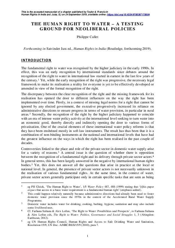 (PDF) Human Rights in India