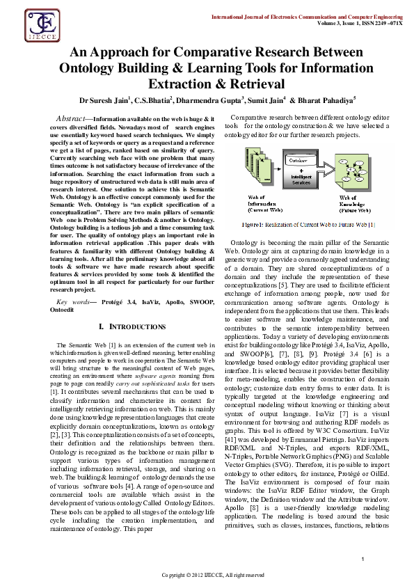 (PDF) An Approach for Comparative Research Between Ontology Building ...