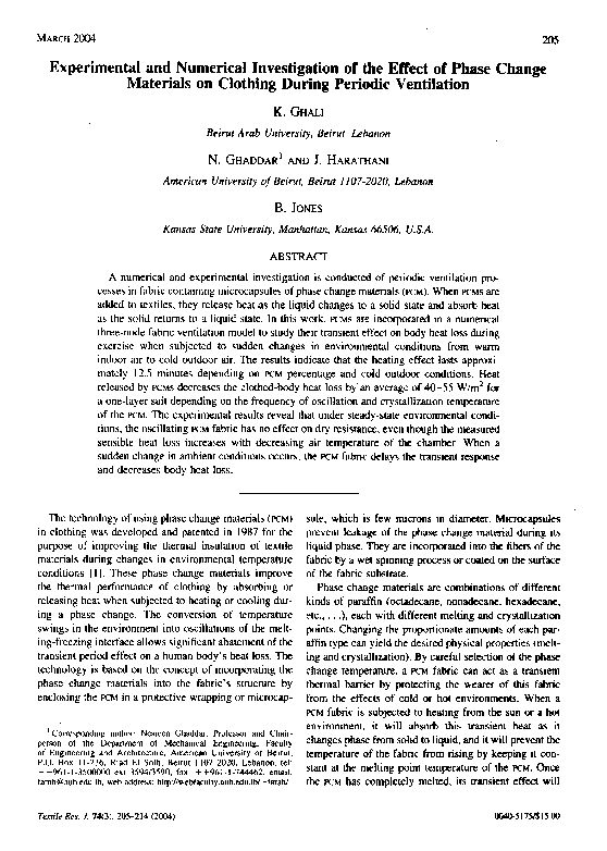 (PDF) Experimental and Numerical Investigation of the Effect of Phase ...