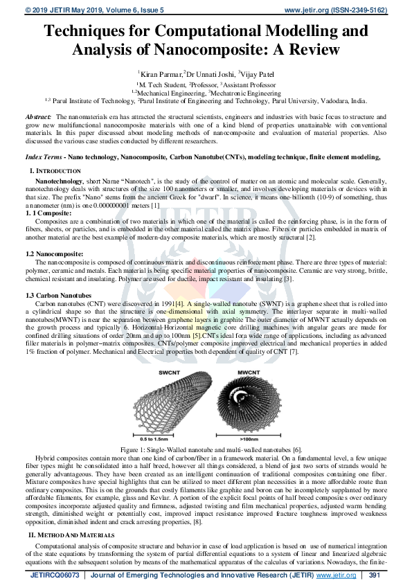 (PDF) Techniques for Computational Modelling and Analysis of ...