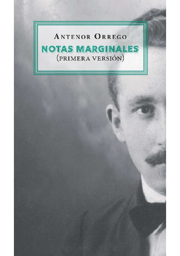 (PDF) Antenor Orrego. Notas marginales (primera versión)
