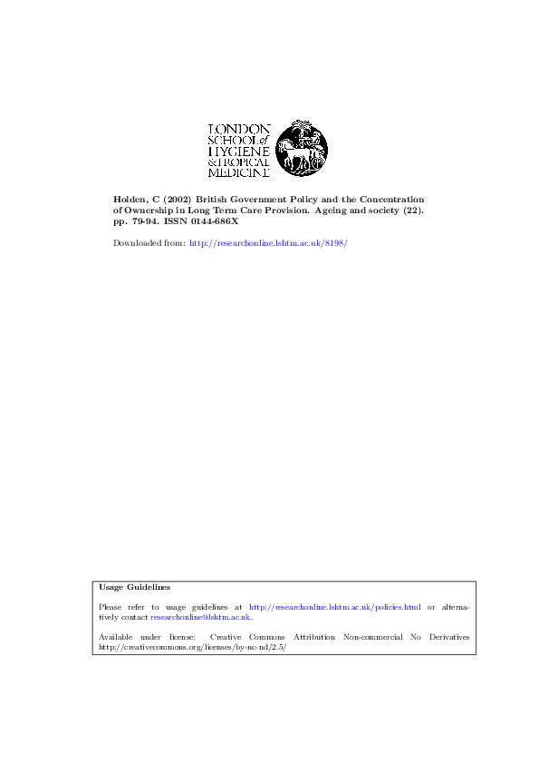 (PDF) The global social policy reader