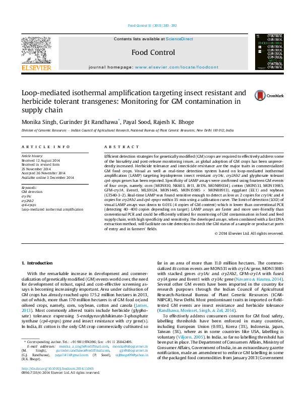 (PDF) Loop-mediated isothermal amplification targeting proteinase ...