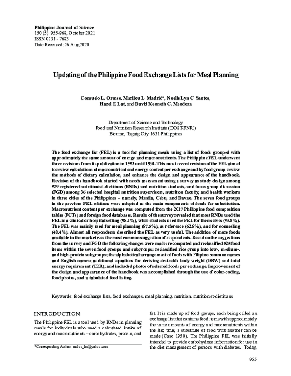 pdf-updating-of-the-philippine-food-exchange-lists-for-meal-planning