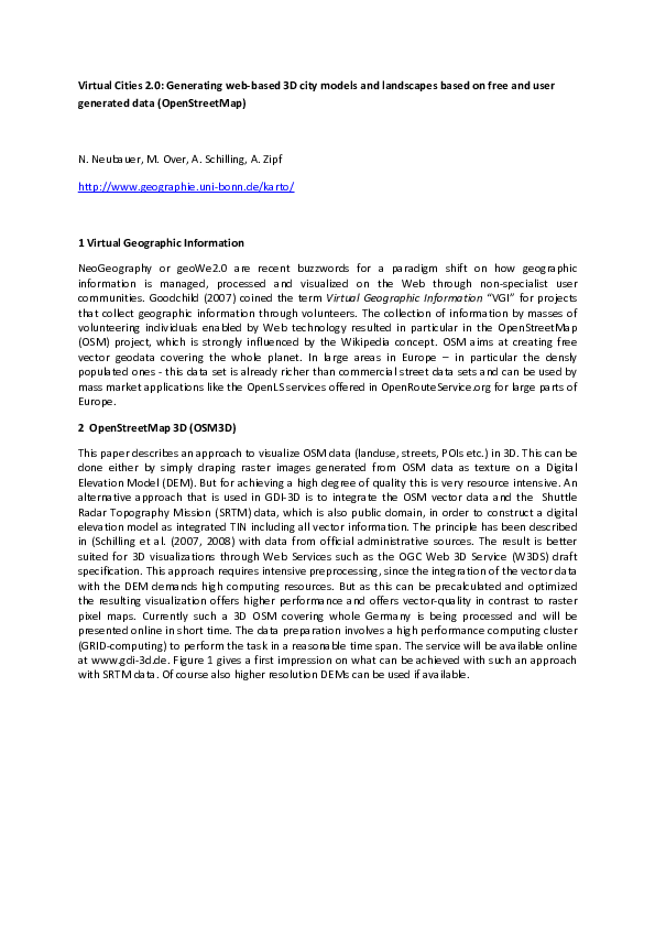 (PDF) Virtual Cities 2.0: Generating web-based 3D city models and ...