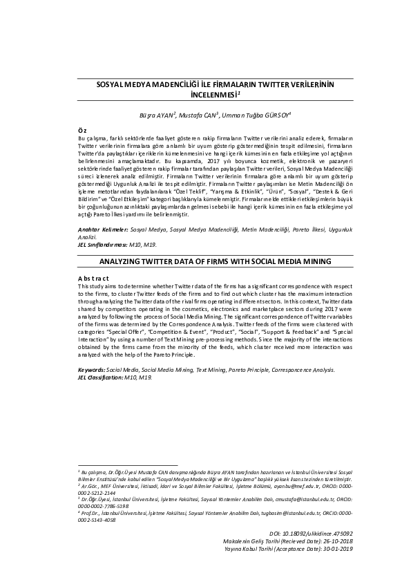(PDF) Analyzing Twitter Data of Firms with Social Media Mining