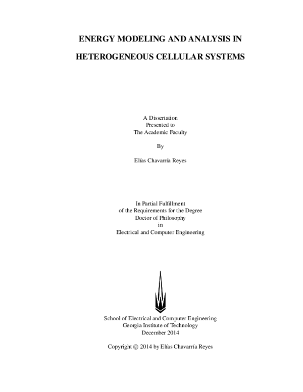(PDF) Energy modeling and analysis in heterogeneous cellular systems