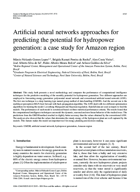 (PDF) Artificial neural networks approaches for predicting the ...