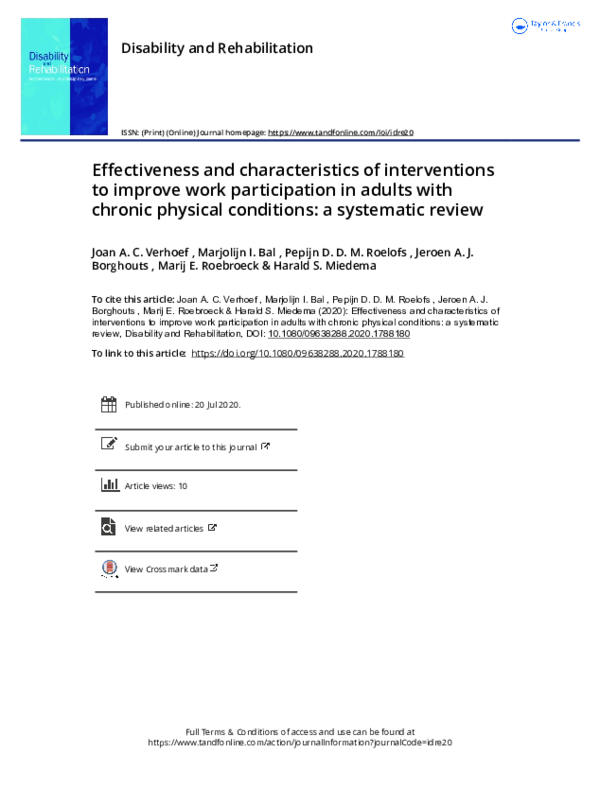 (PDF) Effectiveness and characteristics of interventions to improve ...