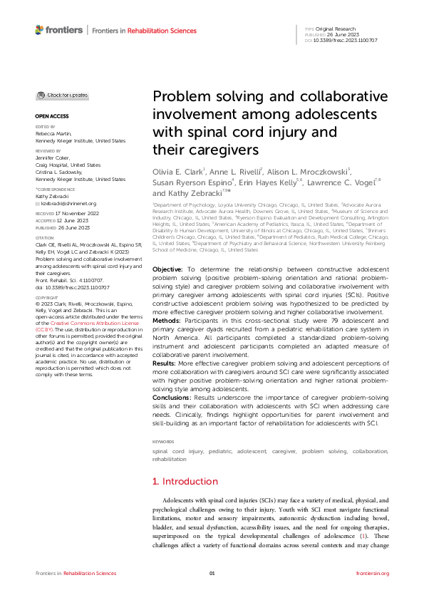 (PDF) Problem solving and collaborative involvement among adolescents ...