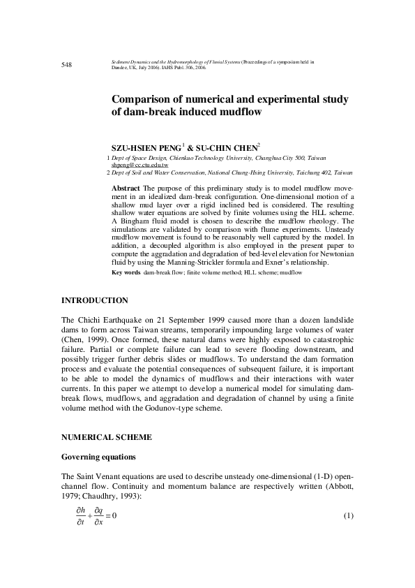 (PDF) Comparison of numerical and experimental study of armour system ...