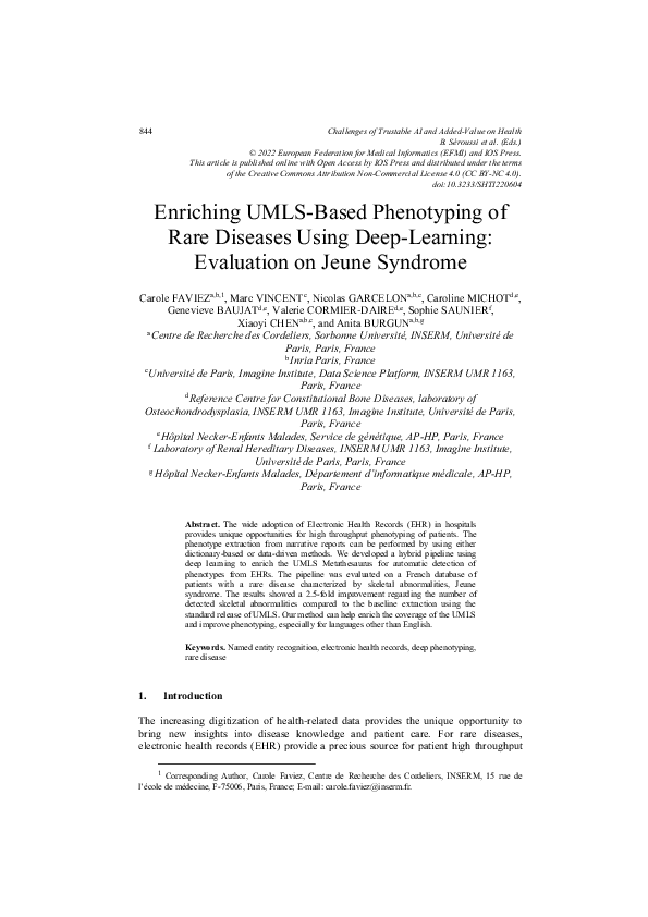 (PDF) Enriching UMLS-Based Phenotyping of Rare Diseases Using Deep ...