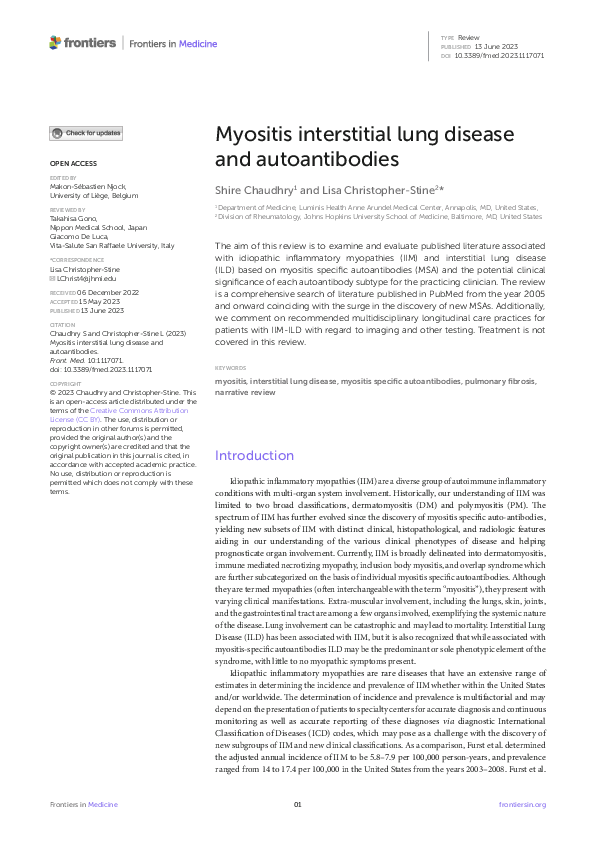 Image Result For Ro Myositis And Interstitial Lung Disease The Journal Of Image Result For Ro Myositis And Interstitial Lung Disease The Journal Of