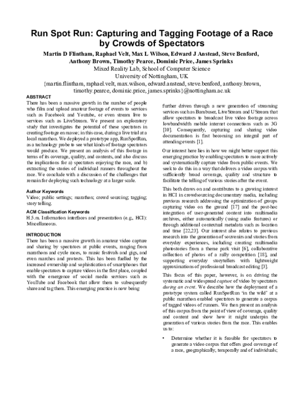 (PDF) Run Spot Run
