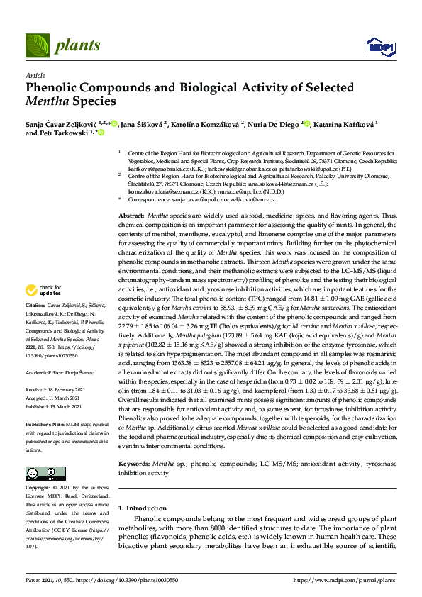 (PDF) Phenolic compounds and biological activity of Capsicum annuum L