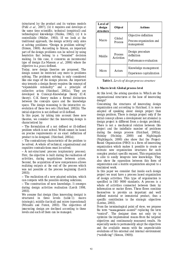 (PDF) Performance evaluation system in innovating design towards an ...