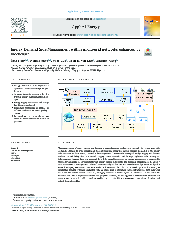(PDF) Energy Demand Side Management within micro-grid networks enhanced ...